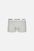 Pegador Ango Boxershorts 3 Pack Grey Melange White Seitenansicht aus der PEGADOR® Kollektion für Herren und Damen