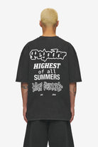 Pegador Denaud Oversized Tee Vintage Black Hauptansicht aus der High summer Kollektion für Herren