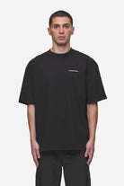 Pegador Madron Oversized Tee Washed Black Seitenansicht aus der Most Alive Kollektion für Herren