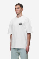 Pegador Hawkins Oversized Tee White Gegenansicht aus der Most Alive Kollektion für Herren