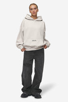 Pegador Nisa Oversized Hoodie Washed Moon Grey Ganzkörper Bild aus der Most Alive Kollektion für DaHerren