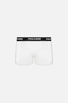 Pegador Tantun Boxershorts 3 Pack Black Grey Melange White Detailshot aus der PEGADOR® Kollektion für Herren und Damen